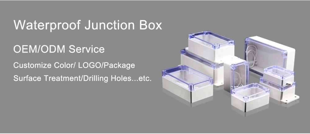 Wall Mounted ABS Enclosure IP65 Control Box Waterproof Plastic Junction Box